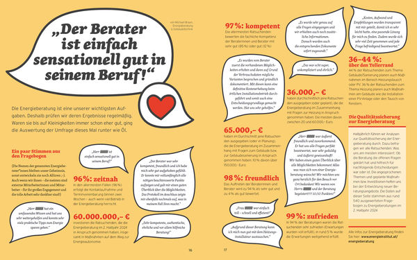 „Der Berater ist einfach sensationell gut in seinem Beruf!“ „Der Berater ist einfach sensationell gut in seinem Beruf!“