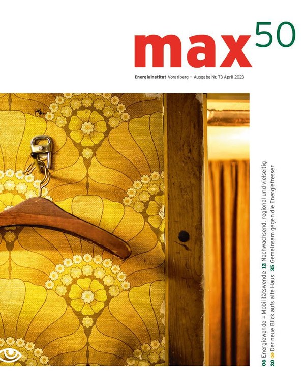 Die 73. Ausgabe unserer Institutszeitschrift max50 ist da Die 73. Ausgabe unserer Institutszeitschrift max50 ist da