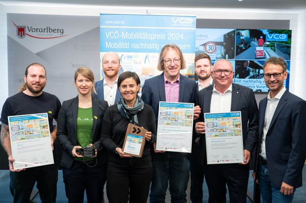 VCÖ-Mobilitätspreis Vorarlberg für das Energieinstitut