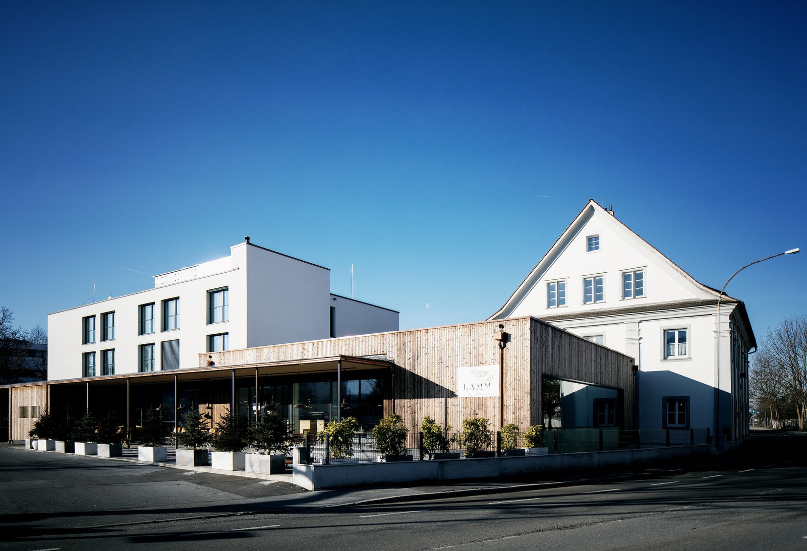 Raus aus Öl-Beispiel Hotel Gasthof Lamm in Bregenz. Bildnachweis: Energieinstitut Vorarlberg/Markus Gmeiner