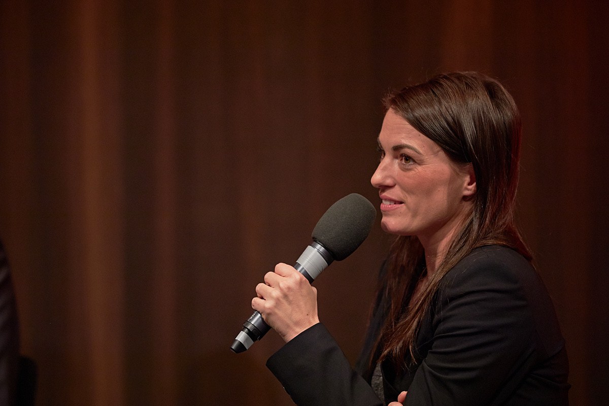 Verena Konrad bei der Energie Lounge 2019. Bild Darko Todorovic