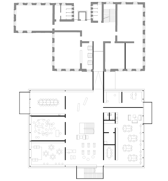 Volksschule Rheindorf, Lustenau, PlanGrundriss