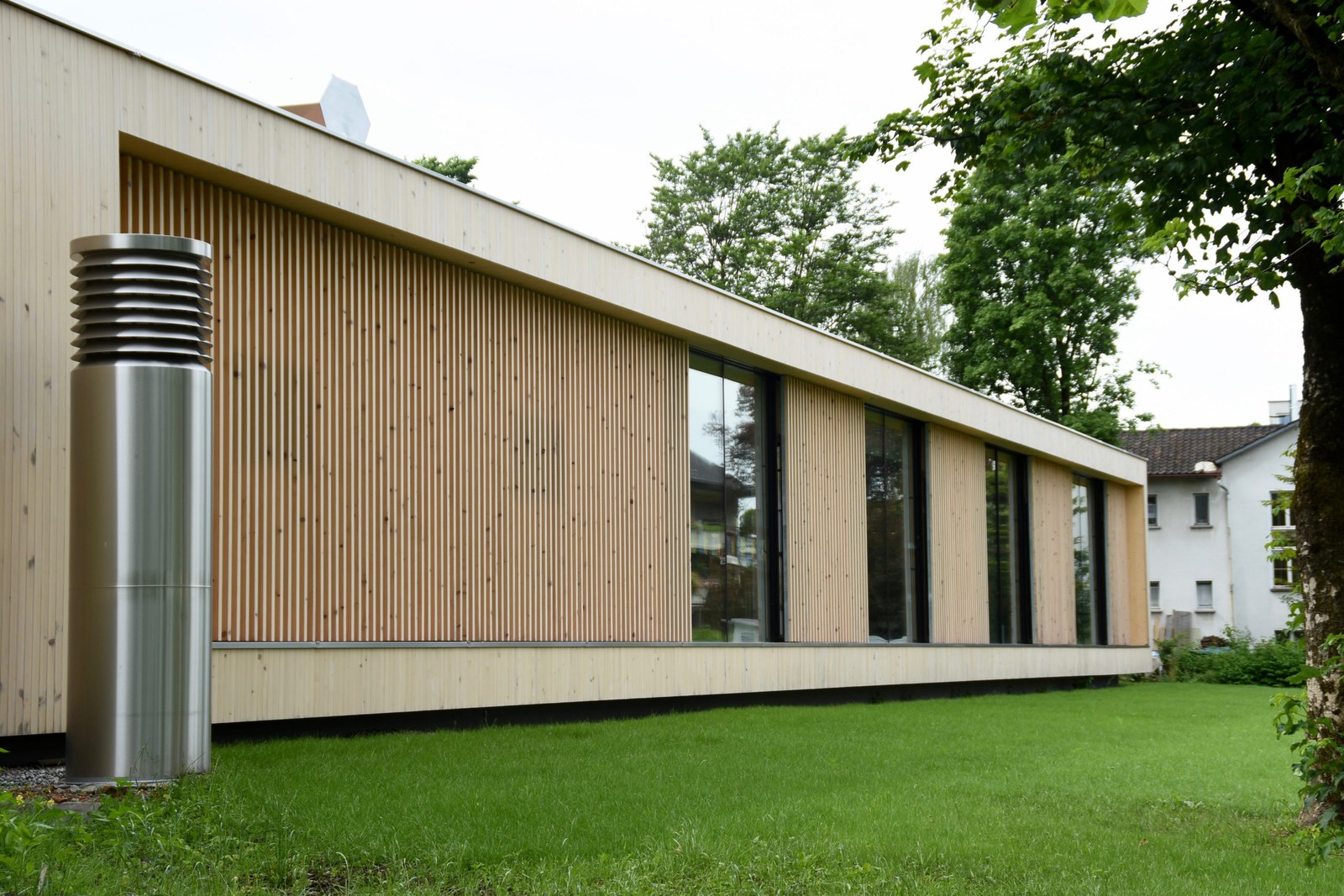 Volksschule Herrenried, Hohenems, Aussenansicht, CR Caroline Begle