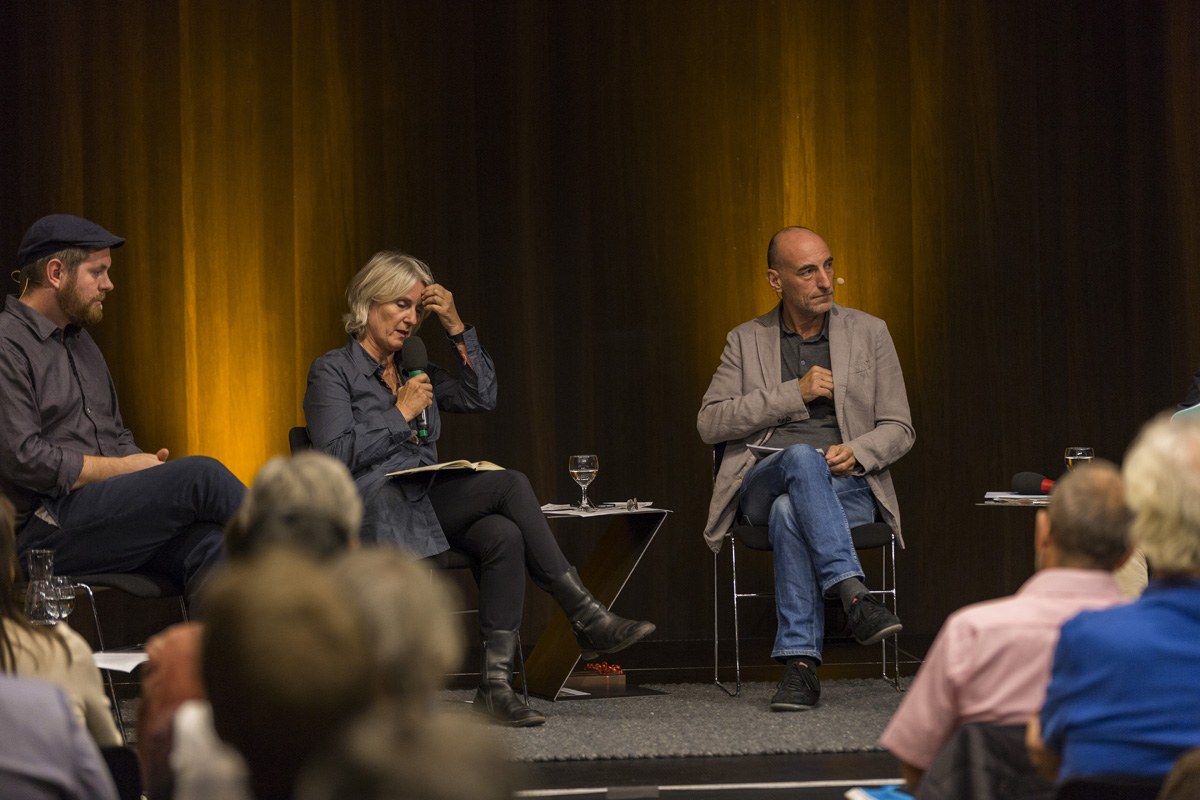 Energie Lounge 2017, Simvon Vetter, Marina Hämmerle, Harrald Gmeiner. Bildnachweis Darko Todorovic