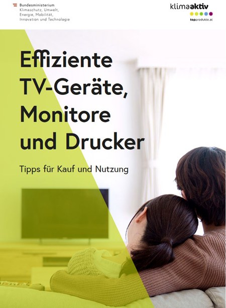 Effiziente TV-Geräte, Monitore und Drucker